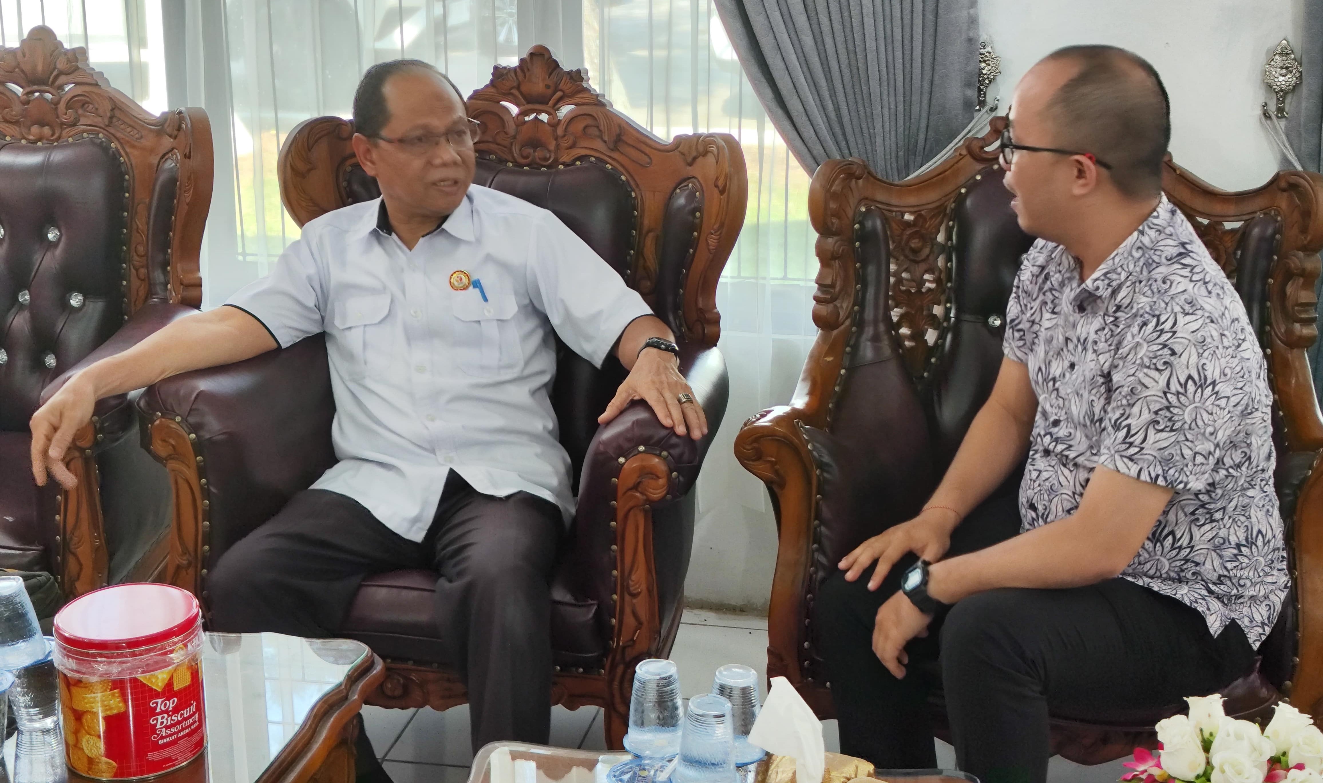 Koordinasi terkiat Penyusunan DPTb dan DPK di KPU Kabupaten Barito Selatan