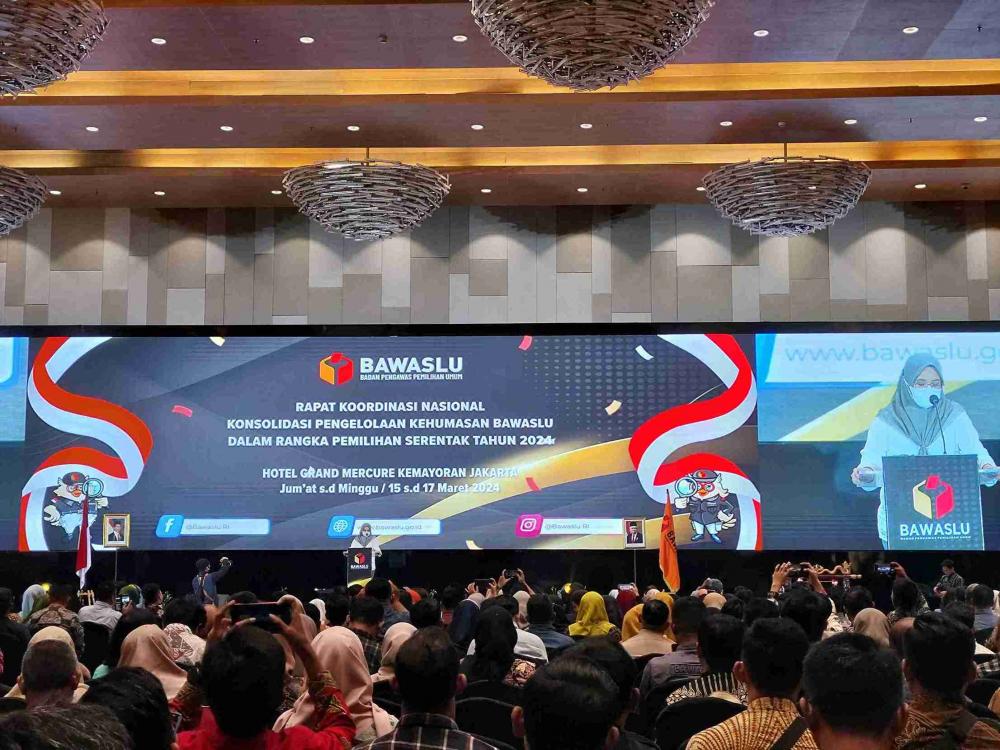 Koordinasi Nasional Konsolidasi Pengelolaan Kehumasan Bawaslu dalam rangka Pemilihan Serentak Tahun 2024