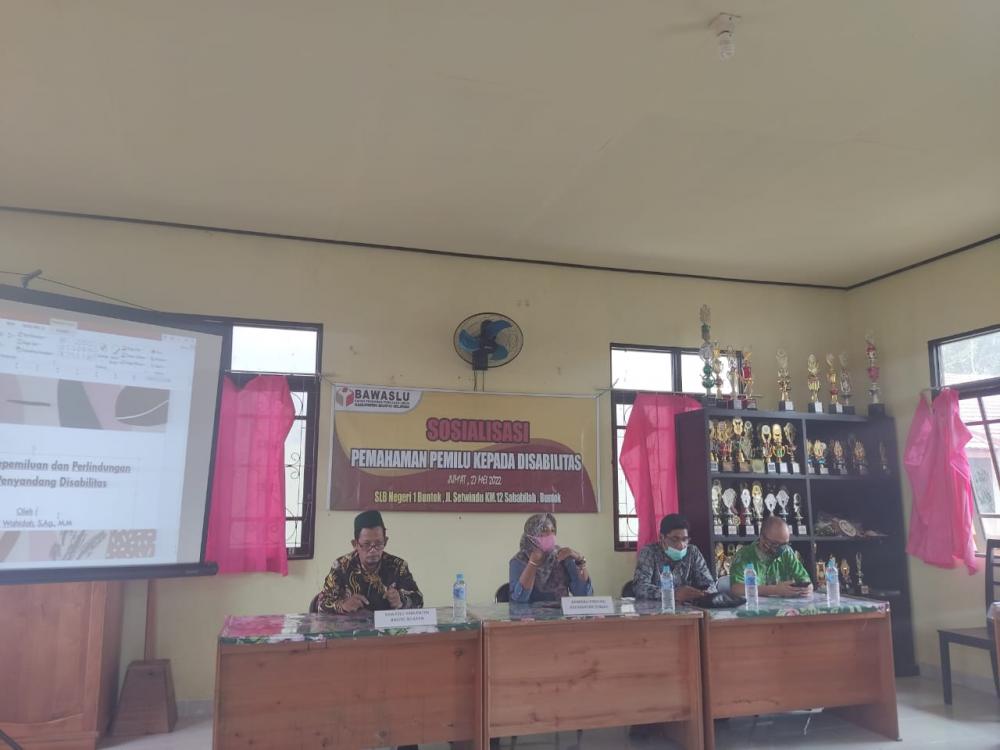 Sosialisasi Pemahaman Pemilu Kepada Disabilitas di SLB Negeri 1 Buntok