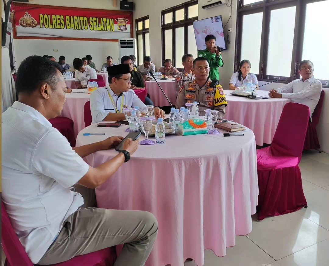 Bawaslu Kabupaten Barito Selatan Menghadiri Kegiatan Coffee Morning oleh Kapolres Barito Selatan