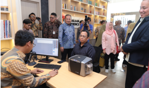 Peresmian Perpustakaan Bawaslu RI, Jakarta, Kamis (30/1/2025).