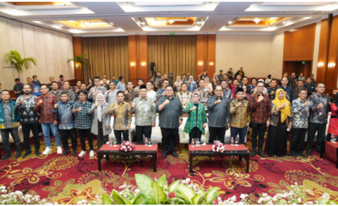 Ketua Bawaslu Rahmat Bagja dalam Forum Group Discussion (FGD) Persiapan Pembentukan Pusat Pendidikan Pengawasan Partisipatif Tahun 2025 di Jakarta. Senin (19/5/2025).