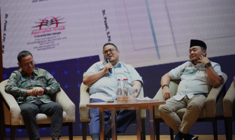 Sejumlah toko nasional dalam bedah buku 'Dinamika Pengawasan Pemilu: Peran Bawaslu dan Interaksi kepentingan' di Jakarta, Sabtu (30/8/2025)/Foto: Publikasi dan Pemberitaan Bawaslu