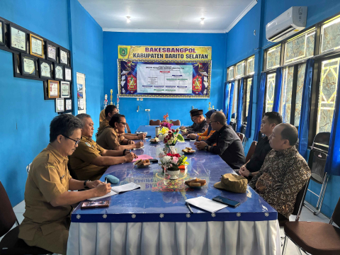 Bawaslu Barsel Lakukan Konsolidasi Demokrasi di luar tahapan bersama Kesbangpol dan KPU Barsel