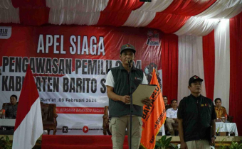 Gelar Apel Siaga Pengawasan Bawaslu ingatkan seluruh jajaran tetap semangat dan berintegritas dalam Mengawasi