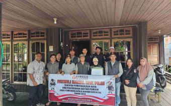 foto Pengawasan Kawal Hak Pilih di Kecamatan Jenamas