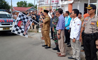 Pelepasan Distribusi Logistik Pemilu Tahun 2019 Kabupaten Barito Selatan