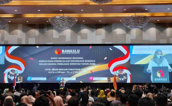 Koordinasi Nasional Konsolidasi Pengelolaan Kehumasan Bawaslu dalam rangka Pemilihan Serentak Tahun 2024