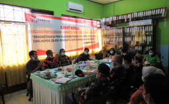 Rapat Kerja Evaluasi Penyelesaian Sengketa Pemilu Tahun 2020