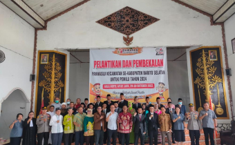 Bawaslu Kabupaten Barito Selatan Lantik 18 Anggota Panwaslu Kacamatan Se-Kabupaten Barito Selatan