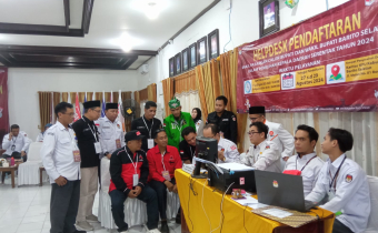 Pengawasan Melekat dihari ketiga Pendaftaran Bakal Calon Bupati dan Wakil Bupati 2024