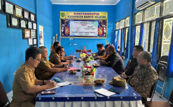 Bawaslu Barsel Lakukan Konsolidasi Demokrasi di luar tahapan bersama Kesbangpol dan KPU Barsel