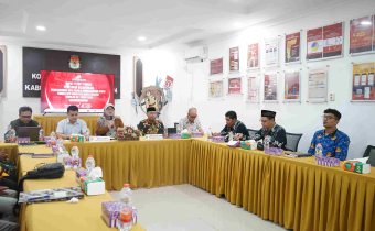 KPU Barsel melaksanakan Pleno Pemutakhiran Data Pemilih Berkelanjutan Triwulan I Tahun 2026, Kamis (02/4/2026).