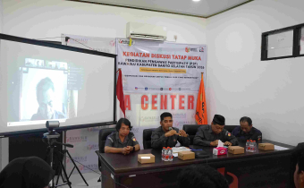 Foto pembukaan kegiatan pelaksanaan kegiatan Pendidikan Pengawas Partisipatif (P2P) Tahun 2026, 1 September 2026
